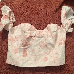 Express Floral Crop Top